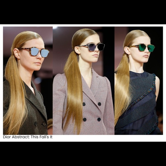 DIOR 2023 TOP SPRING COLOR IS GREEN,THIS PAIR HAS THE BLUE FLASH MIRROR LENSES - Picture 14 of 16